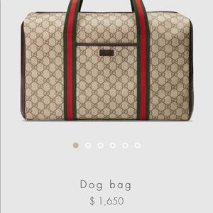 Gucci Dog Bag